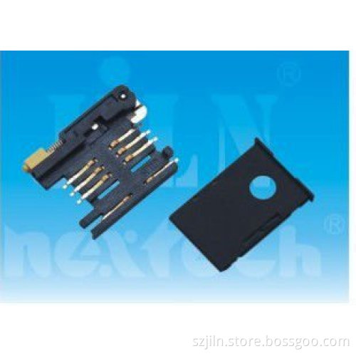 Push push SMT Card 8 pin connector